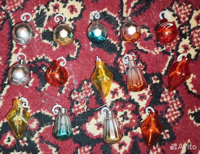 Ёлочные новогодние игрушки СССР