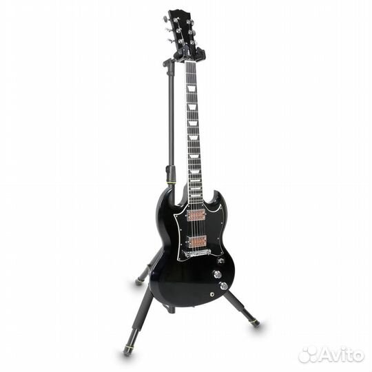 Складная гитарная стойка с фиксатором грифа Gravit