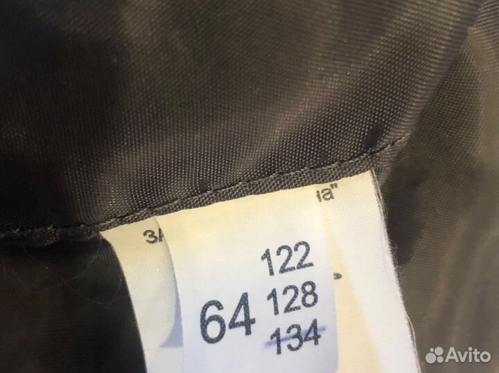 Жакет жилетка для девочки школа рост 122-128 серая