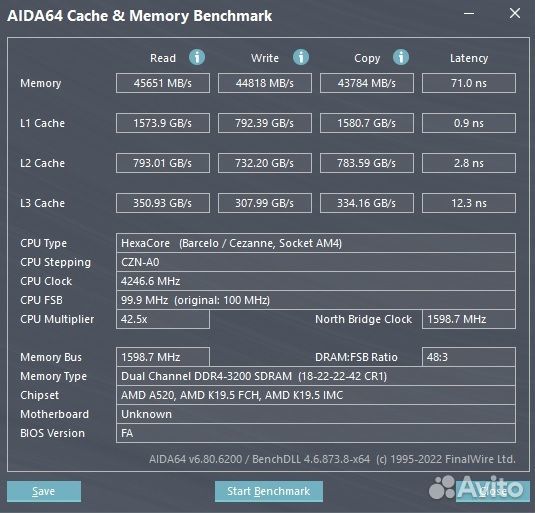 DDR4 32Гб 3200MT cl16 (2х 16Гб) запечатанная новая