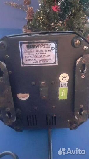 Вращающаяся голова invlight LED MH 300