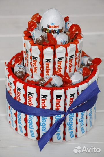 Сладкий Подарок торт(букет) из конфет