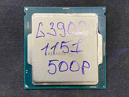 Процессор Intel Celeron G3900