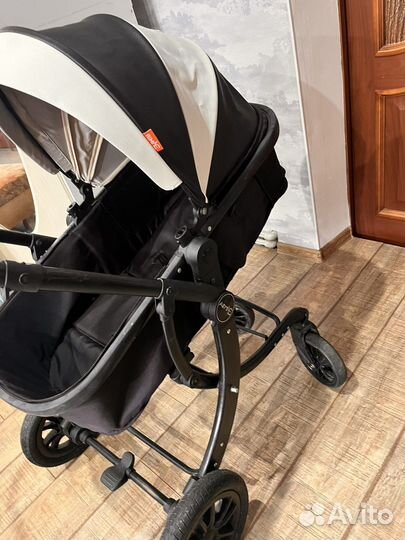 Коляска 2 в 1 эко кожа