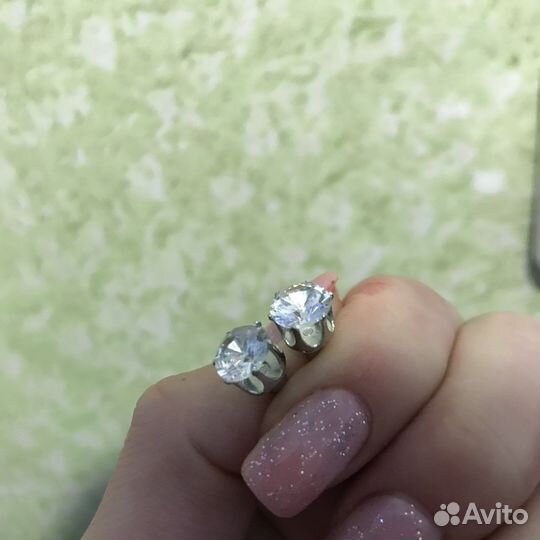 Серебряные серьги