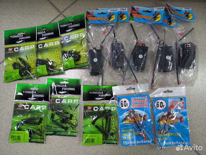 Фидерные монтажи на карася