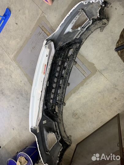 Бампер передний hyundai creta крета белый