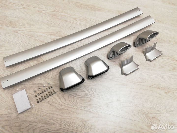 Поперечины на рейлинги Honda CR-V 2018+ (серебро)