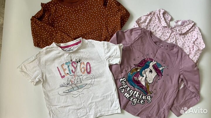 Детские вещи на девочку пакетом 104 110