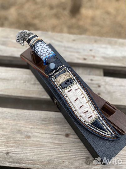 Нож перо Дамаск