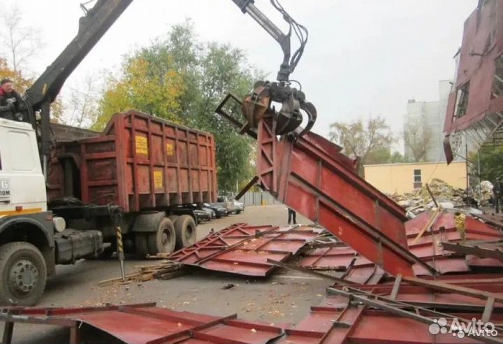 Демонтаж металлоконструкций и сооружений