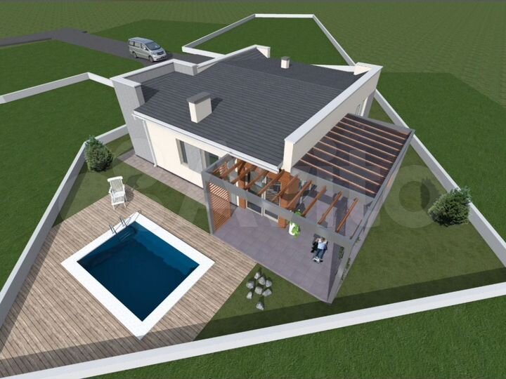 Дом 90 м² на участке 5,3 сот.