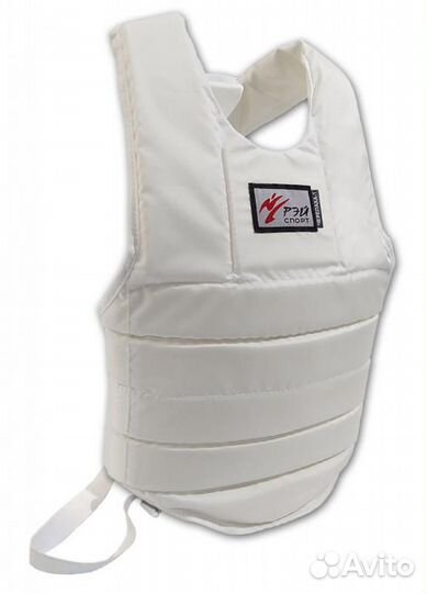 Жилет защитный Рэй-Спорт черепаха-1 белый (S)