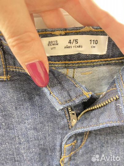 Рубашка ostin и джинсы на 110 см