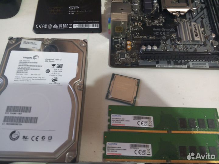 Материнская плата с процессором комплект