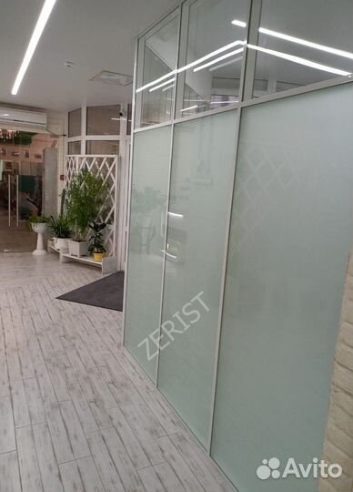 Стеклянные перегородки