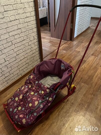 Детские зимние санки