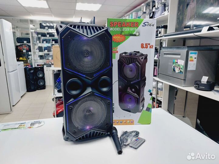 Колонка с караоке 30Вт 4000mAh (Окт139)