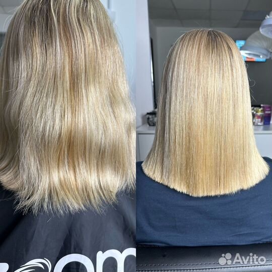 Кератиновое выпрямление, ботокс, стрижки