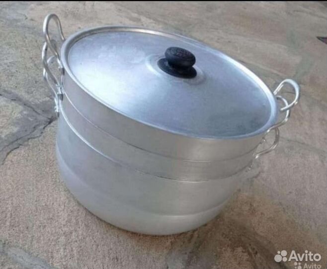 Продаю бу алюминивую мантоварку-13литр