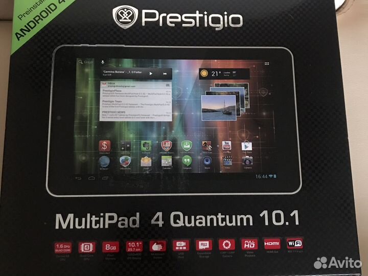 Планшет prestigio multipad