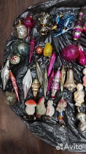 Елочные игрушки советские СССР