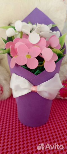 Букет цветов из мыла