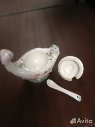 Солонка курочка с цыпленком