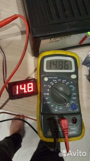 Цифровой вольтметр для автомобиля