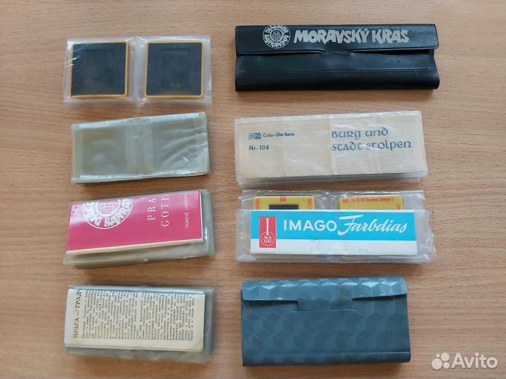 Диапозитивы слайды цветные ГДР, Чехословакия 82 шт