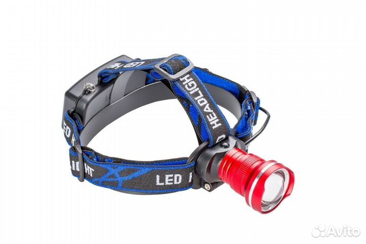 Налобный фонарь PRO-GH08 корпус красный, 1000Lm