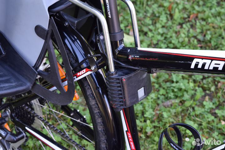 Велосипед с детским креслом на рост 155-173см