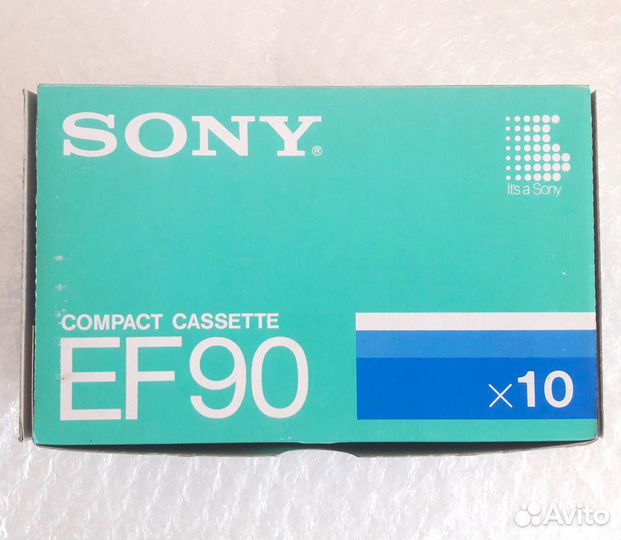 Аудиокассеты Sony EF90 (10 шт.)