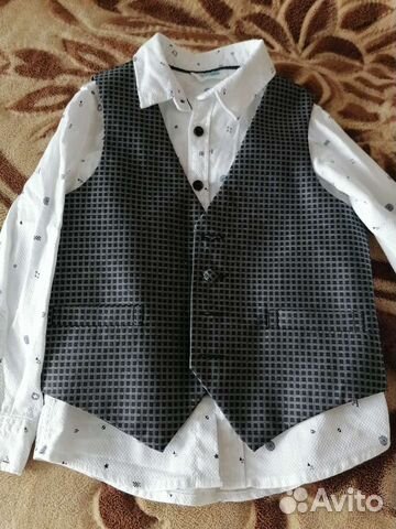 Рубашка+жилетка+брюки