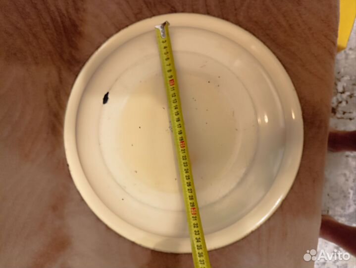 Эмалированный таз 50 см Б/у