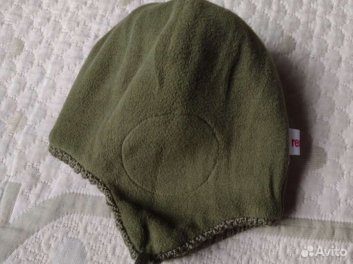 Новая зимняя шапка 50 Reima зелёная мальчика