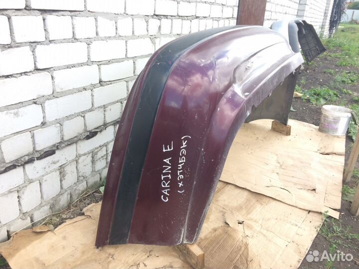 Задний бампер Toyota Carina E хетчбэк