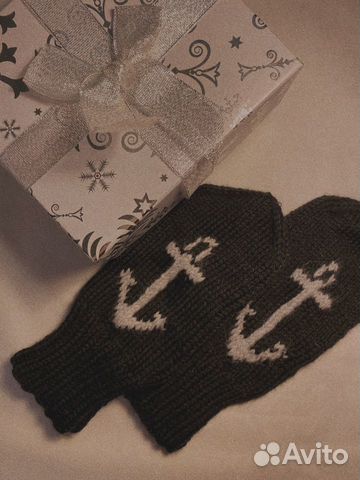 Варежки вязаные