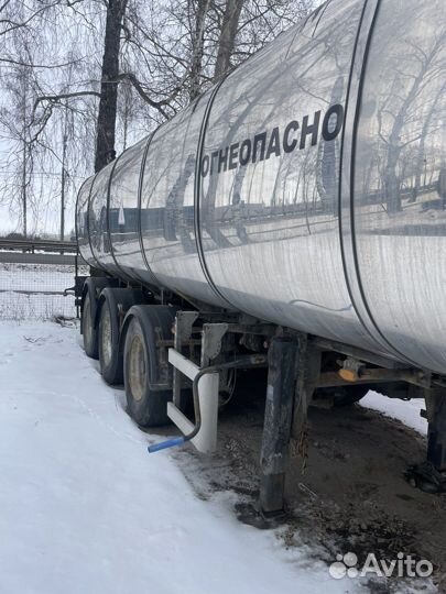 Полуприцеп бортовой Schwarzmuller трехосный бортовой с платформой, 2000