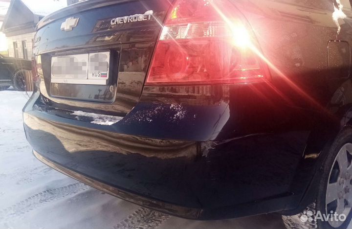 Бампер на chevrolet авео