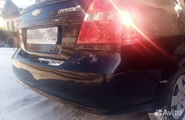 Бампер на chevrolet авео