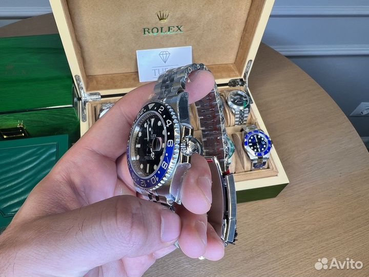 Часы rolex gmt master 2 batman 3285