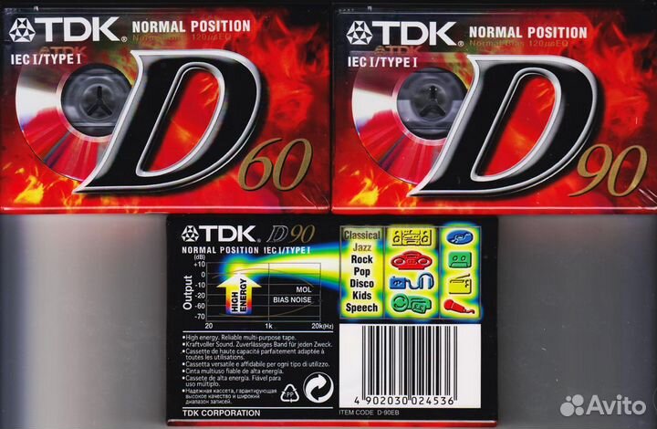 Запечатанные TDK AD D SA SCD, Basf