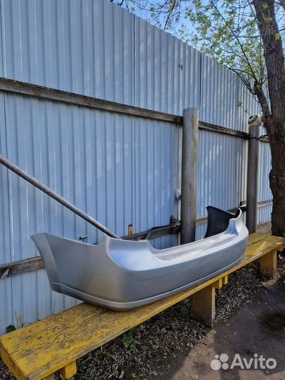 Бампер chevrolet lacetti седан серебристый