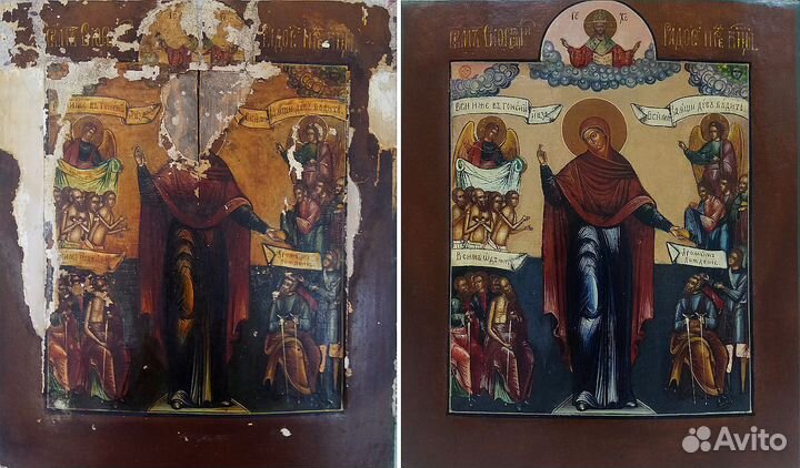 Реставрация икон, картин