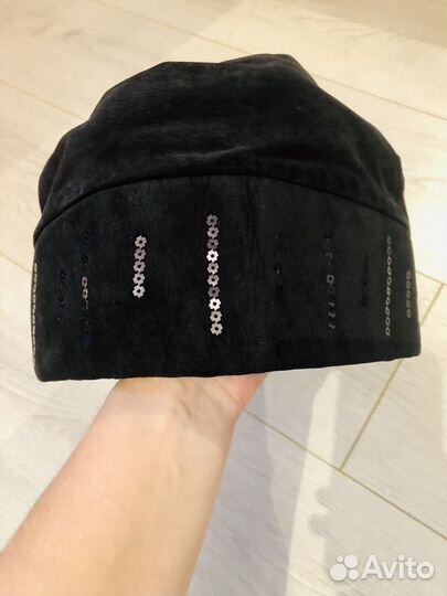 Шапка новая, натуральная замша