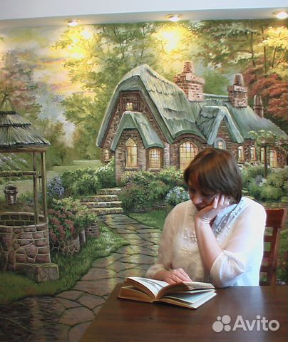 Роспись стен. Оформление стен Под Скалу