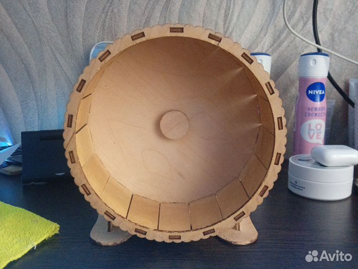 Колесо для грызунов деревянное