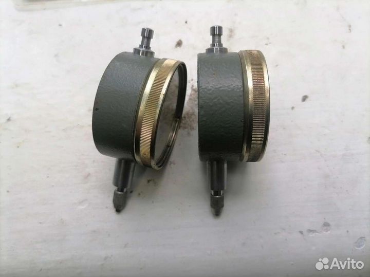 Индикатор часового типа, ич-2 0-2мм, 0.01мм, СССР
