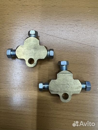 Тройник для тормозных трубок М10х1